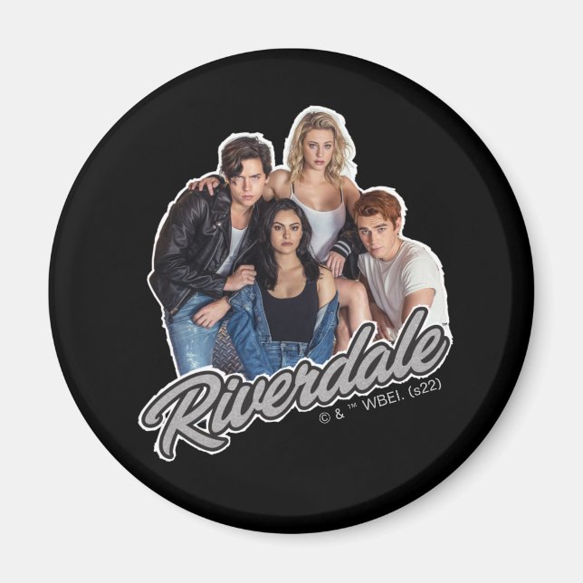 Imán Gráfico del grupo Retro Riverdale (Frente)
