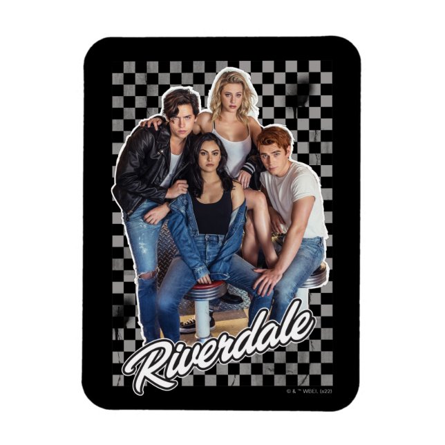 Imán Gráfico del grupo Retro Riverdale (Vertical)