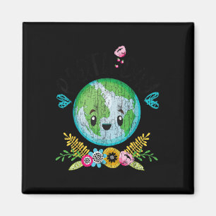 Imán Gráfico divertido del Día de la Tierra _1