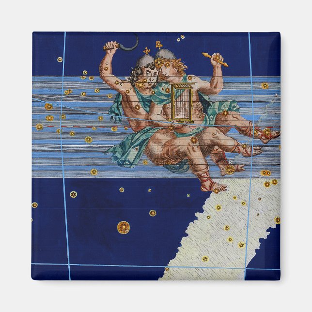 Imán Gráfico estelar de Gemini (Frente)