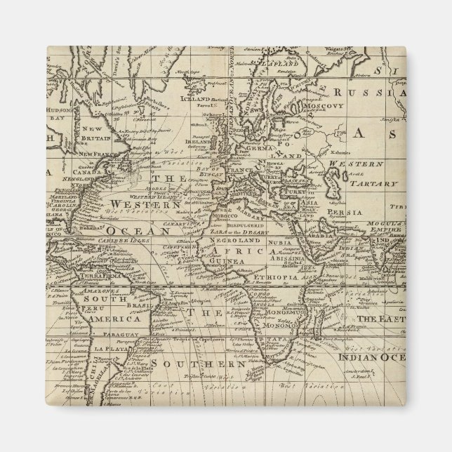 Imán Gráfico mundial (Frente)