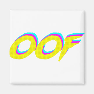 Imán Gráfico OOF Retro Neon