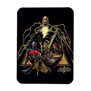 Imán Gráfico triangular Black Adam