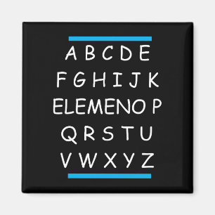 Imán Gramática sarcástica de ABC