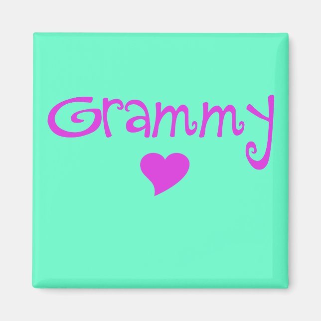 Imán Grammy con corazón (Frente)