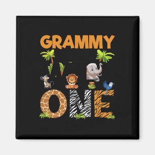 Imán Grammy Of Birthday Wild One Safari Boy Family