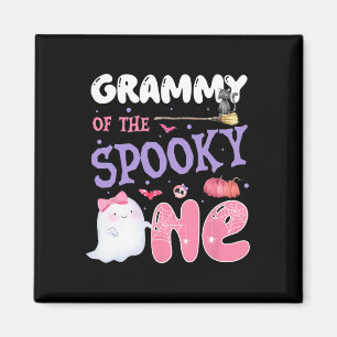 Imán Grammy Of The Spooky One Birthday Halloween Pi