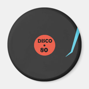 Imán Gramofhone Record Magnet - Retro Disco Fiesta