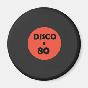 Imán Gramophone Record Fun Magnet - Retro Disco Fiesta