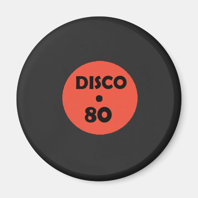 Imán Gramophone Record Fun Magnet - Retro Disco Fiesta (Frente)