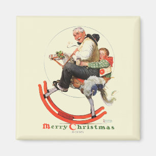 Imán Gramps en caballo de roca