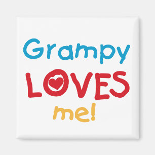 Imán Grampy me ama camisetas y regalos