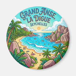 Imán Gran Anse, La Digue Seychelles