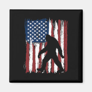 Imán Gran Bandera Americana Graciosa 4 De Julio Patriót