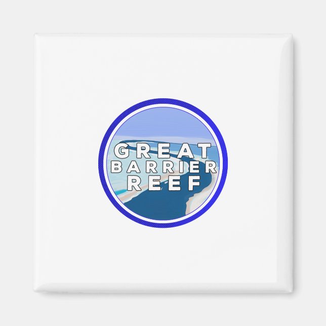 Imán Gran barrera de arrecife (Frente)