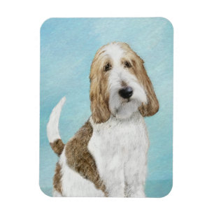 Imán Gran Basset Griffon Vendeen - Arte Perro Original