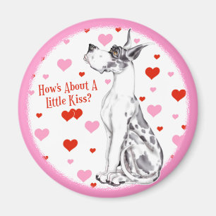 Imán Gran beso El día de San Valentín de Dane Harlequin