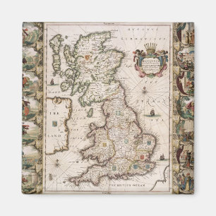 Imán Gran Bretaña como fue dividida en el Tyme del