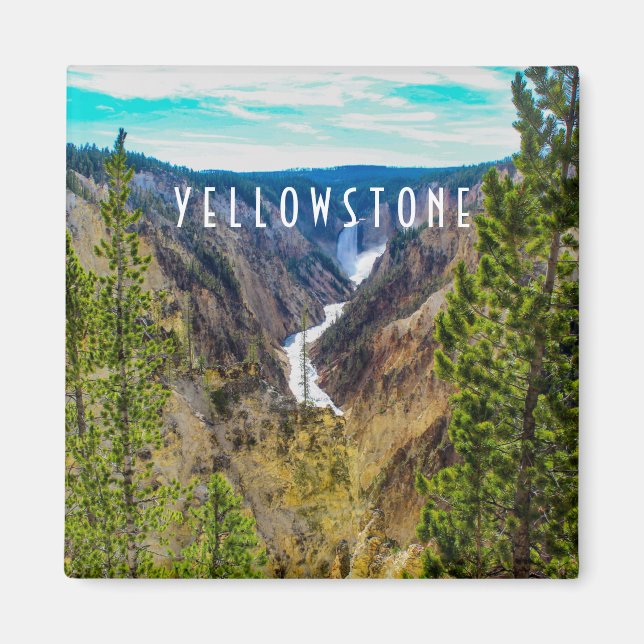 Imán Gran Cañón de Yellowstone (Frente)