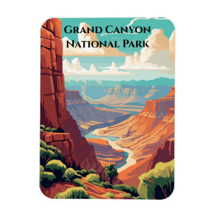 Imán Gran Cañón Parque Nacional de Viajes Magnate de re