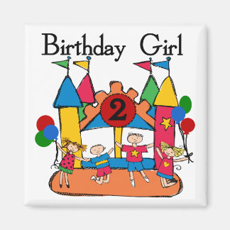 Imán Gran Chica  2º cumpleaños camisetas y regalos