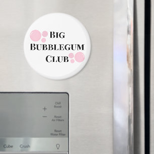Imán "Gran Club de Chicle" Burbujas BFF Chiste Divertid