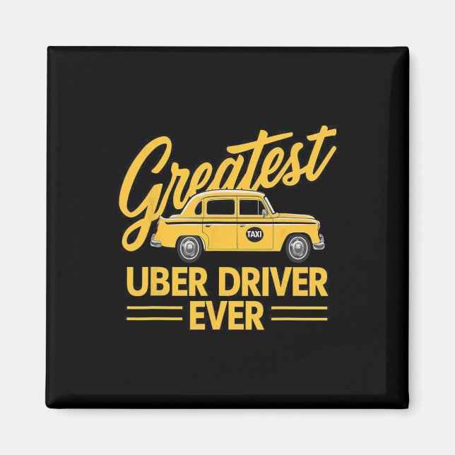 Imán Gran Conductor de Uber Cada Vez Más Gracioso Condu (Frente)