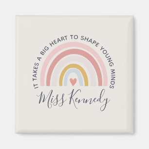 Imán Gran corazón para formar a un joven profesor de m