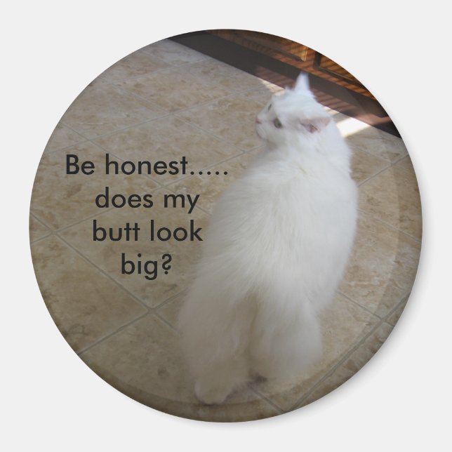 Imán ¿Gran culo?-Sin gato de cola (Frente)