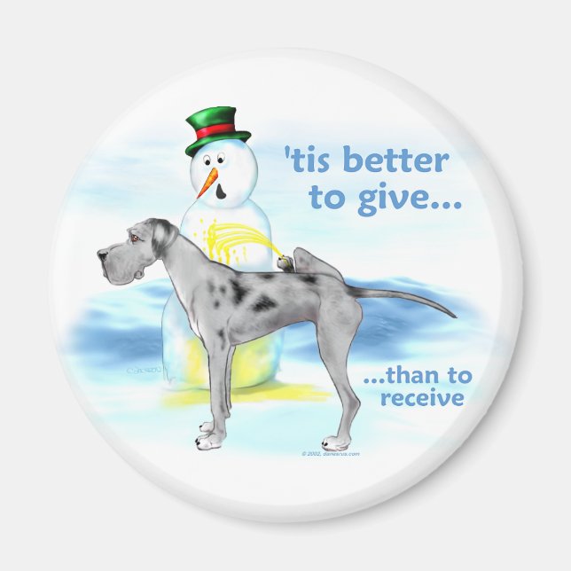 Imán Gran Dane BTG Merle UC (Frente)