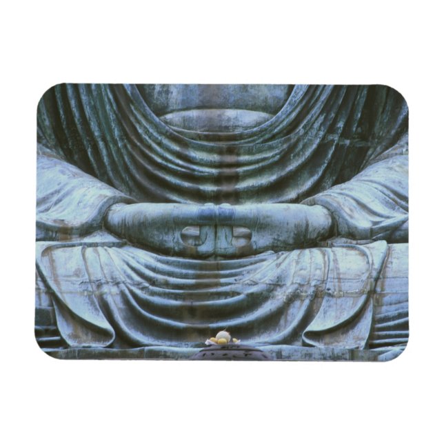 Imán Gran detalle de Buda, templo Kotokuji, Kamakura, 2 (Horizontal)