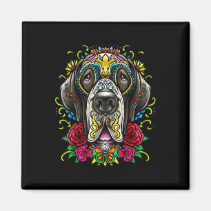 Imán Gran Día del Tatuaje De Perro De Dané Del Mexico F