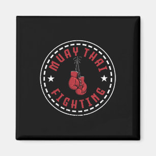 Imán Gran diseño de lucha de Muay Thai Kickboxer Mma Tr