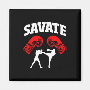 Imán Gran diseño de Savate Boxeo Patada Mma Kickboxing