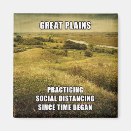Imán Gran Distancia social de llanuras