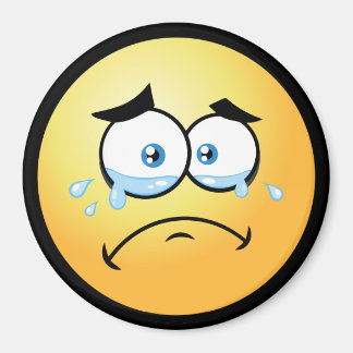 Imán Gran Emoji de llanto