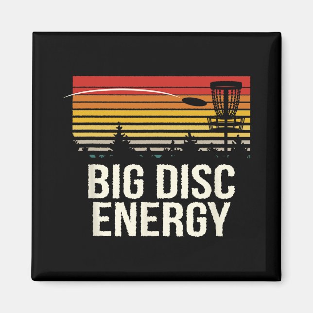 Imán Gran Energía de Disco Deporte de Disco de Golf Dis (Frente)