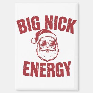 Imán Gran Energía de Nick Chiste Divertido de Santa Gro
