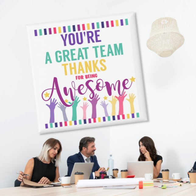 Imán gran equipo gracias por ser increíble (Subido por el creador)