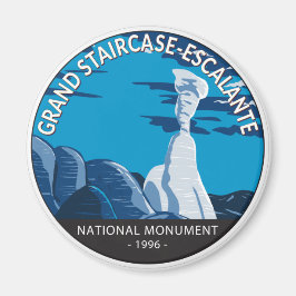 Imán Gran Escalera Escalante Monumento Nacional Utah