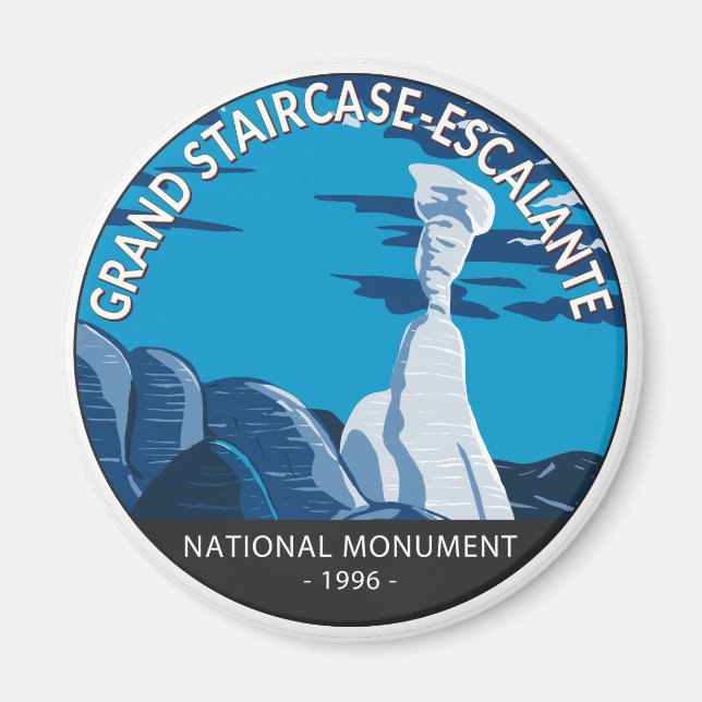 Imán Gran Escalera Escalante Monumento Nacional Utah (Frente)