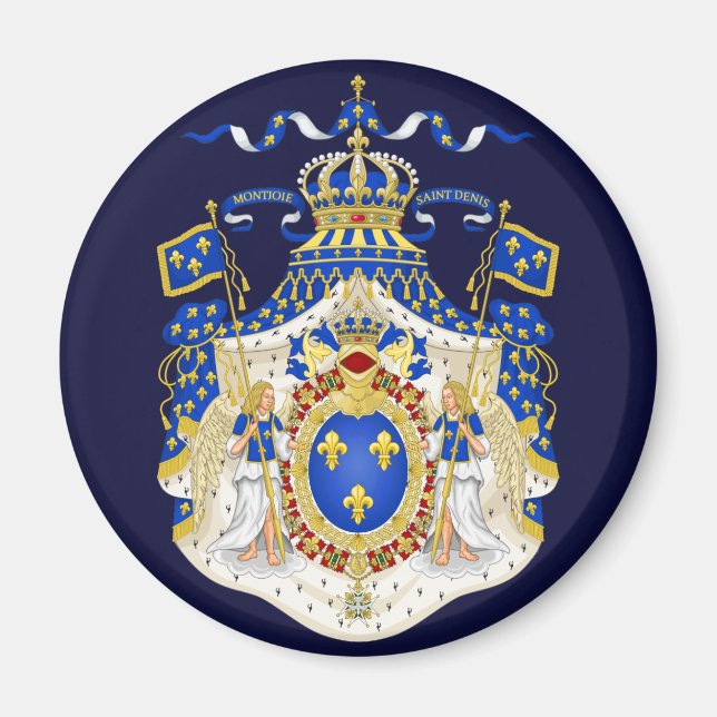 Imán Gran Escudo de Armas de Francia (Frente)