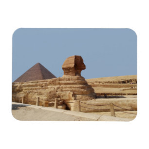 Imán Gran Esfinge en la meseta de Giza. Egipto, 20 de a