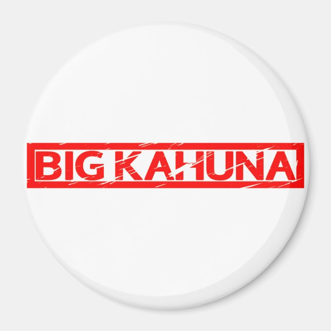 Imán Gran estampación de Kahuna (Frente)