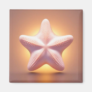 Imán Gran Estrella de Mar Rosa