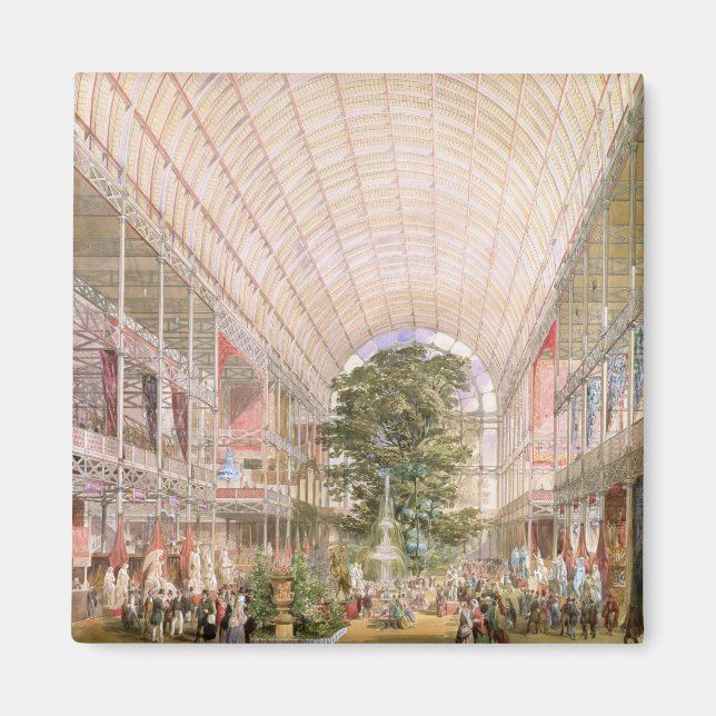 Imán Gran Exposición de 1851. Decoración del tranque (Frente)