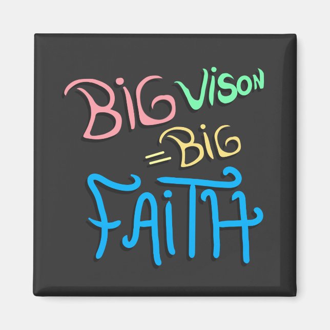 Imán Gran Fe de la Visión (Frente)