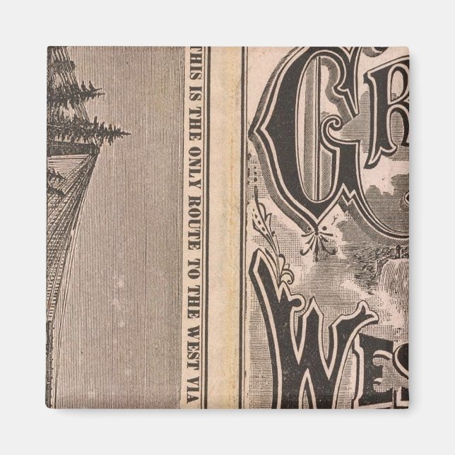 Imán Gran Ferrocarril Occidental (Frente)