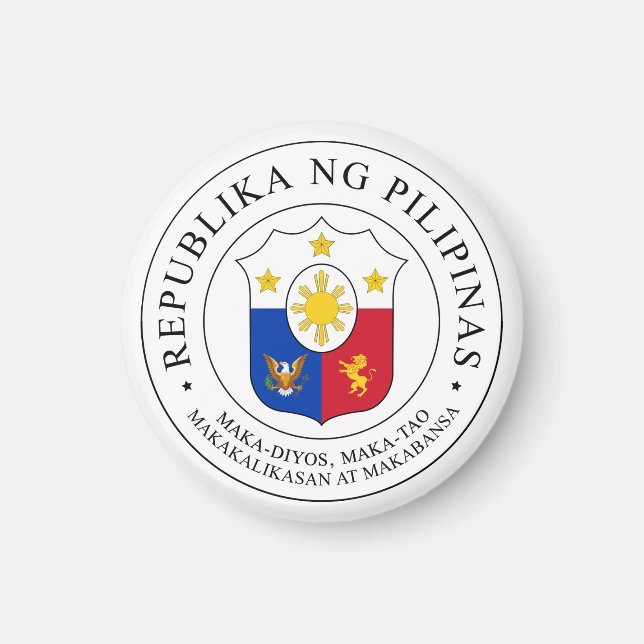 Imán Gran foca de la República de Filipinas (Frente)