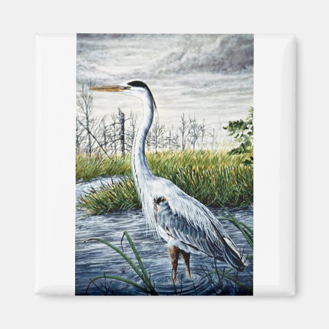 Imán Gran garganta azul (Frente)